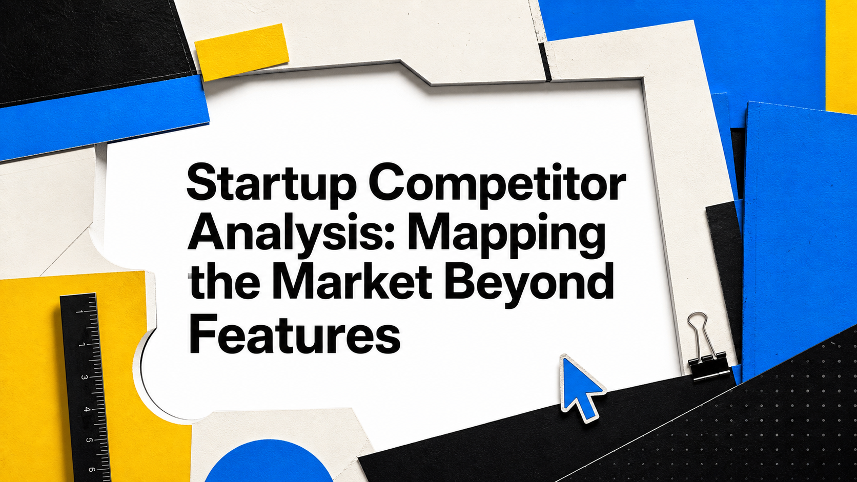 Startup Competitor Analysis: Mapping the Market Beyond Features