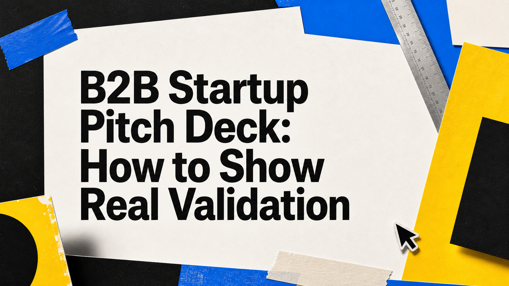 B2B Startup Pitch Deck: How to Show Real Validation