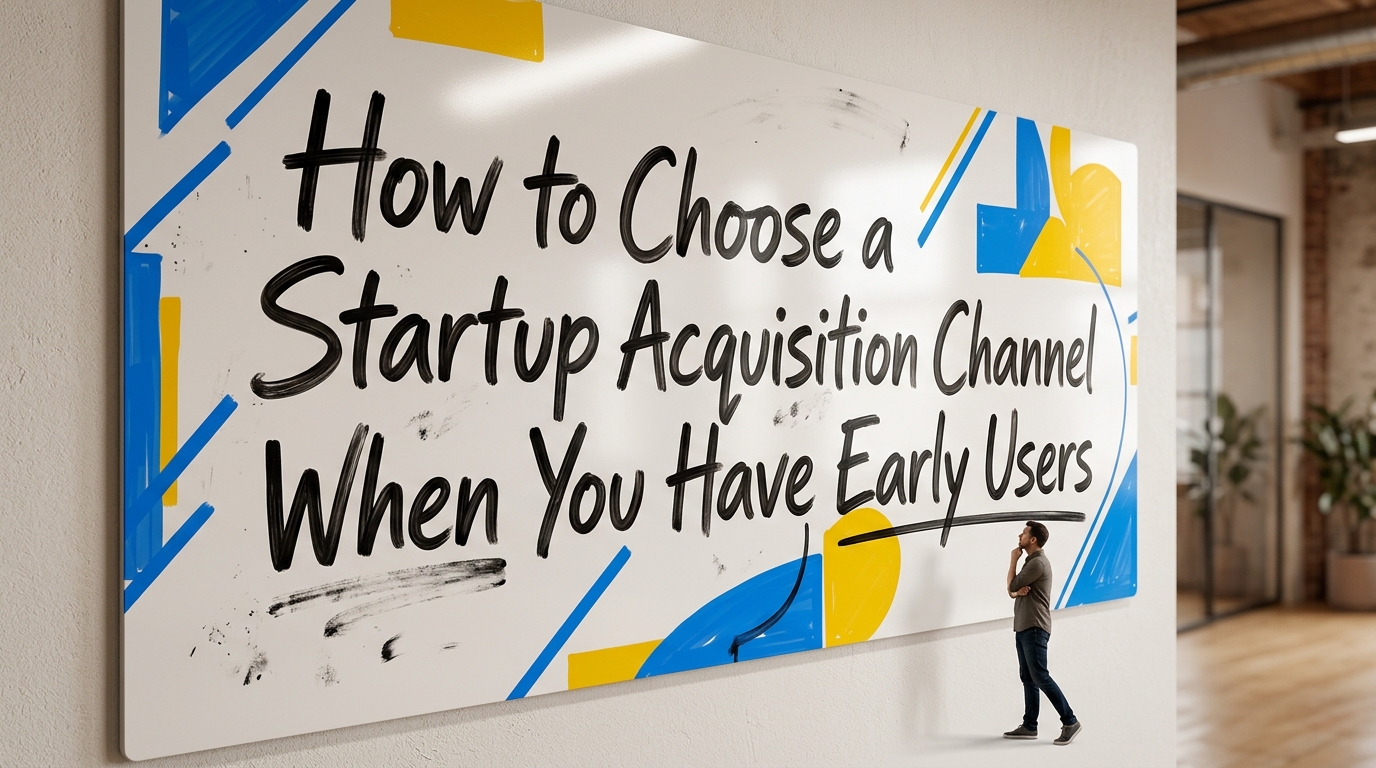 How to Choose a Startup Acquisition Channel When You Have Early Users