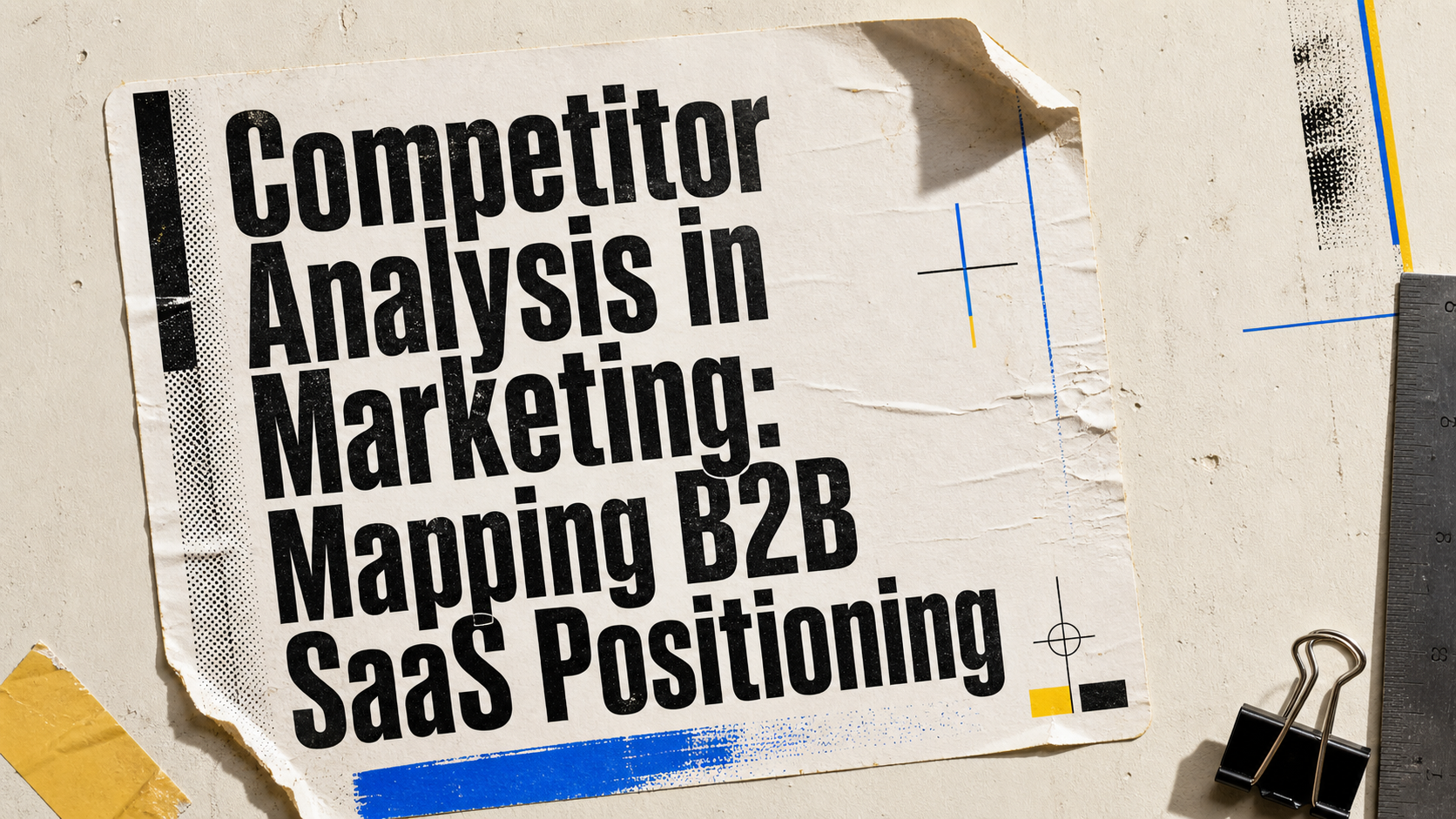 Competitor Analysis in Marketing: Mapping B2B SaaS Positioning