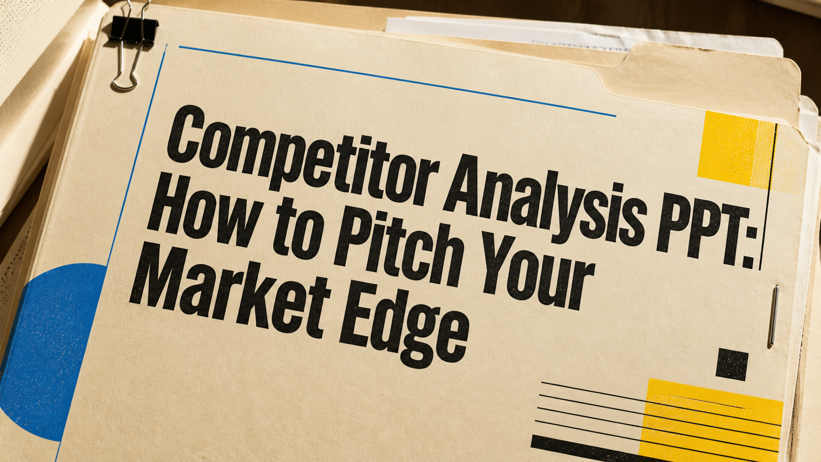 Competitor Analysis PPT: How to Pitch Your Market Edge