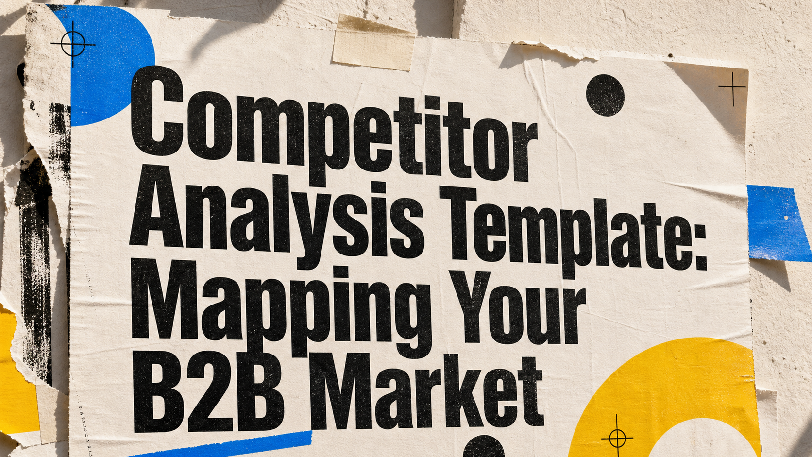 Competitor Analysis Template: Mapping Your B2B Market