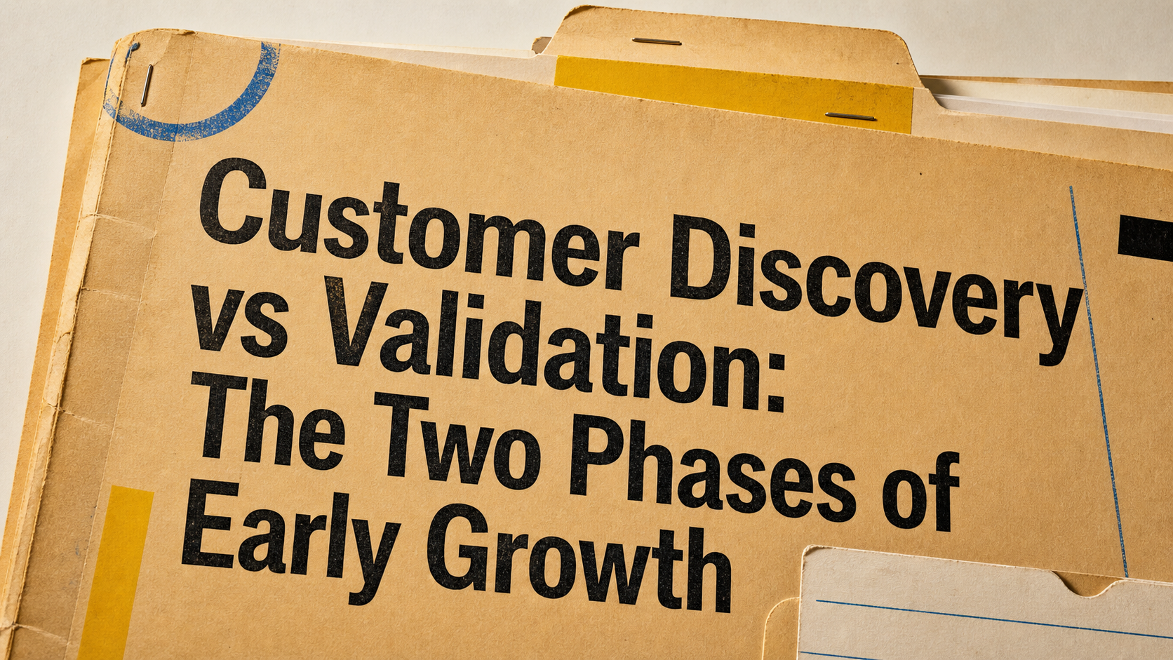 Customer Discovery vs Validation: The Two Phases of Early Growth