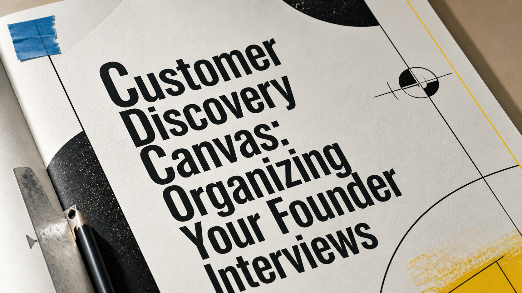 Customer Discovery Canvas: Organizing Your Founder Interviews