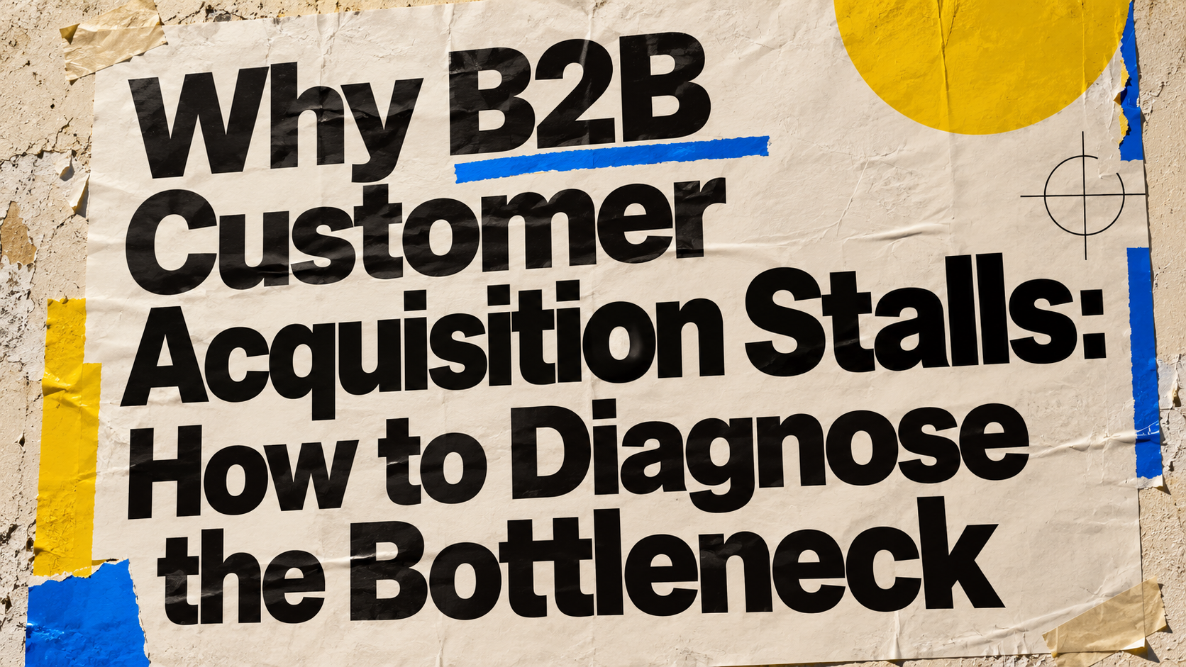 Why B2B Customer Acquisition Stalls: How to Diagnose the Bottleneck