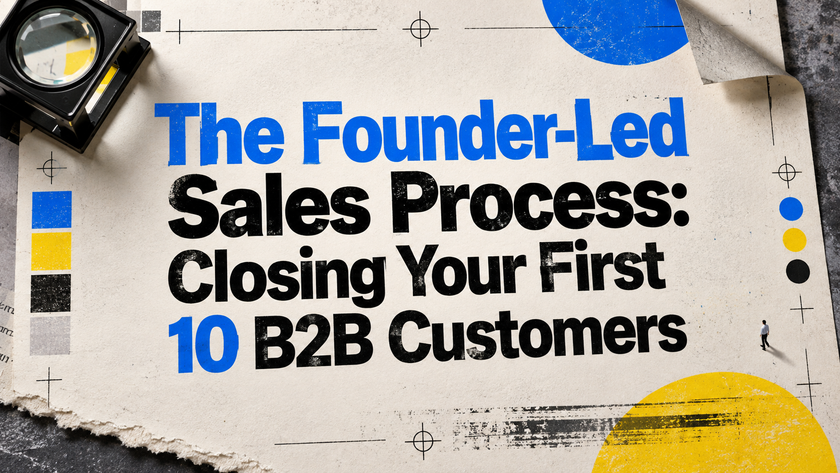 The Founder-Led Sales Process: Closing Your First 10 B2B Customers
