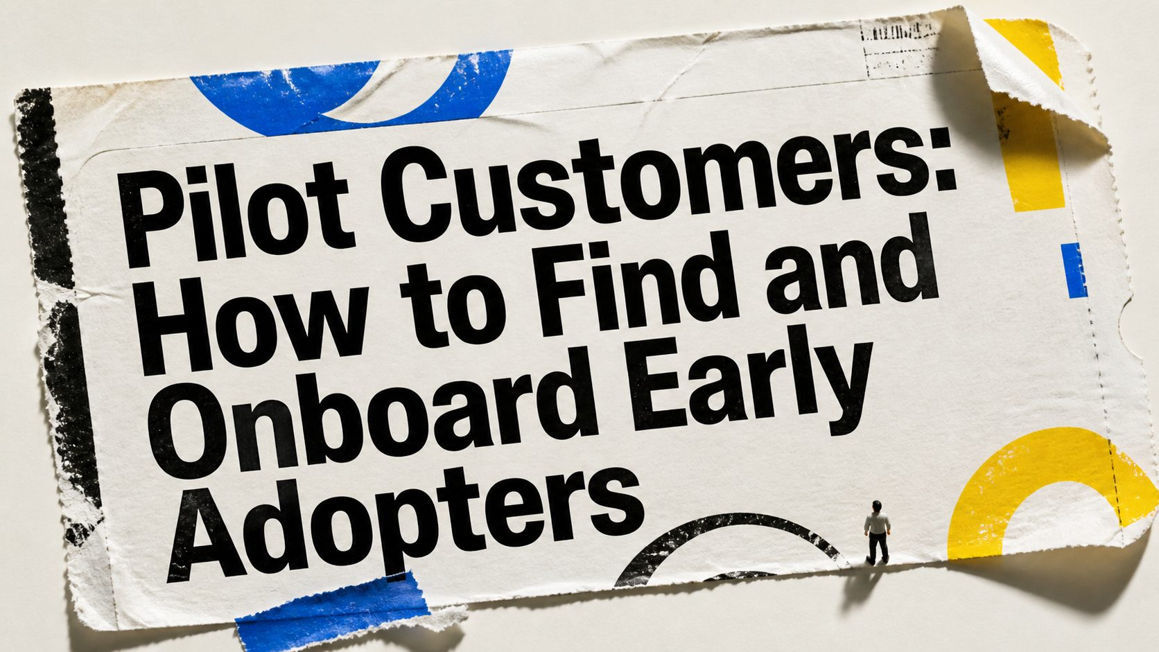 Pilot Customers: How to Find and Onboard Early Adopters