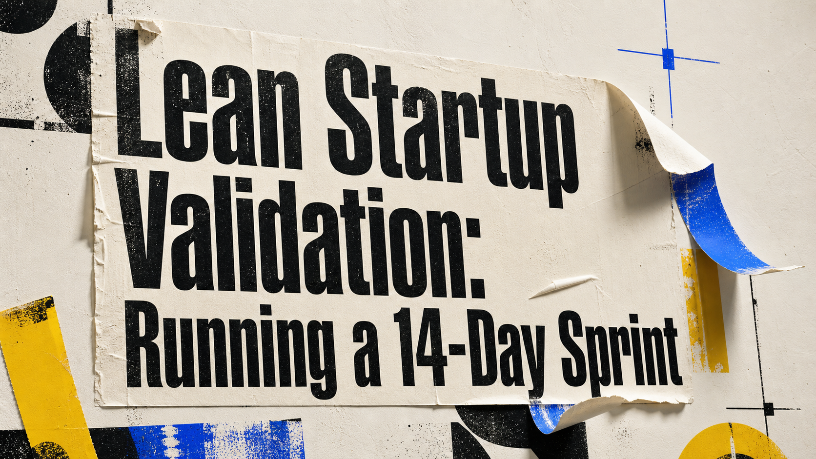 Lean Startup Validation: Running a 14-Day Sprint