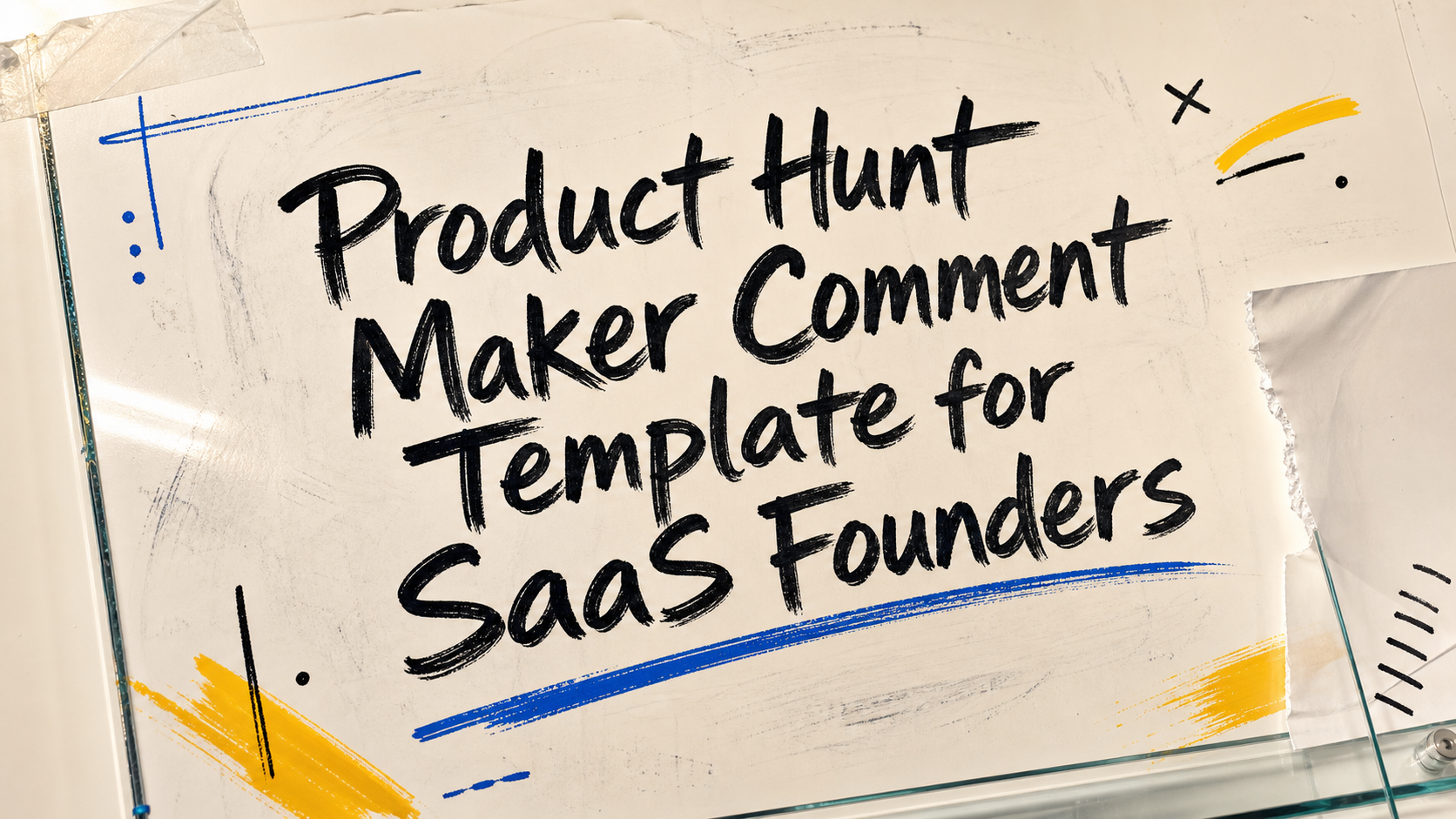 Product Hunt Maker Comment Template for SaaS Founders
