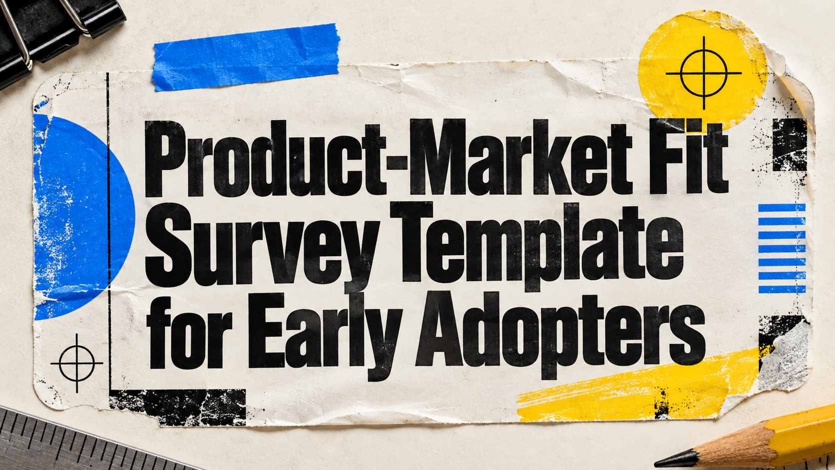 Product-Market Fit Survey Template for Early Adopters