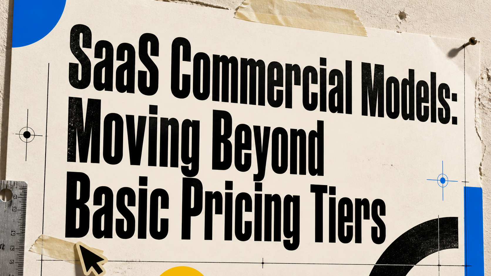 SaaS Commercial Models: Moving Beyond Basic Pricing Tiers