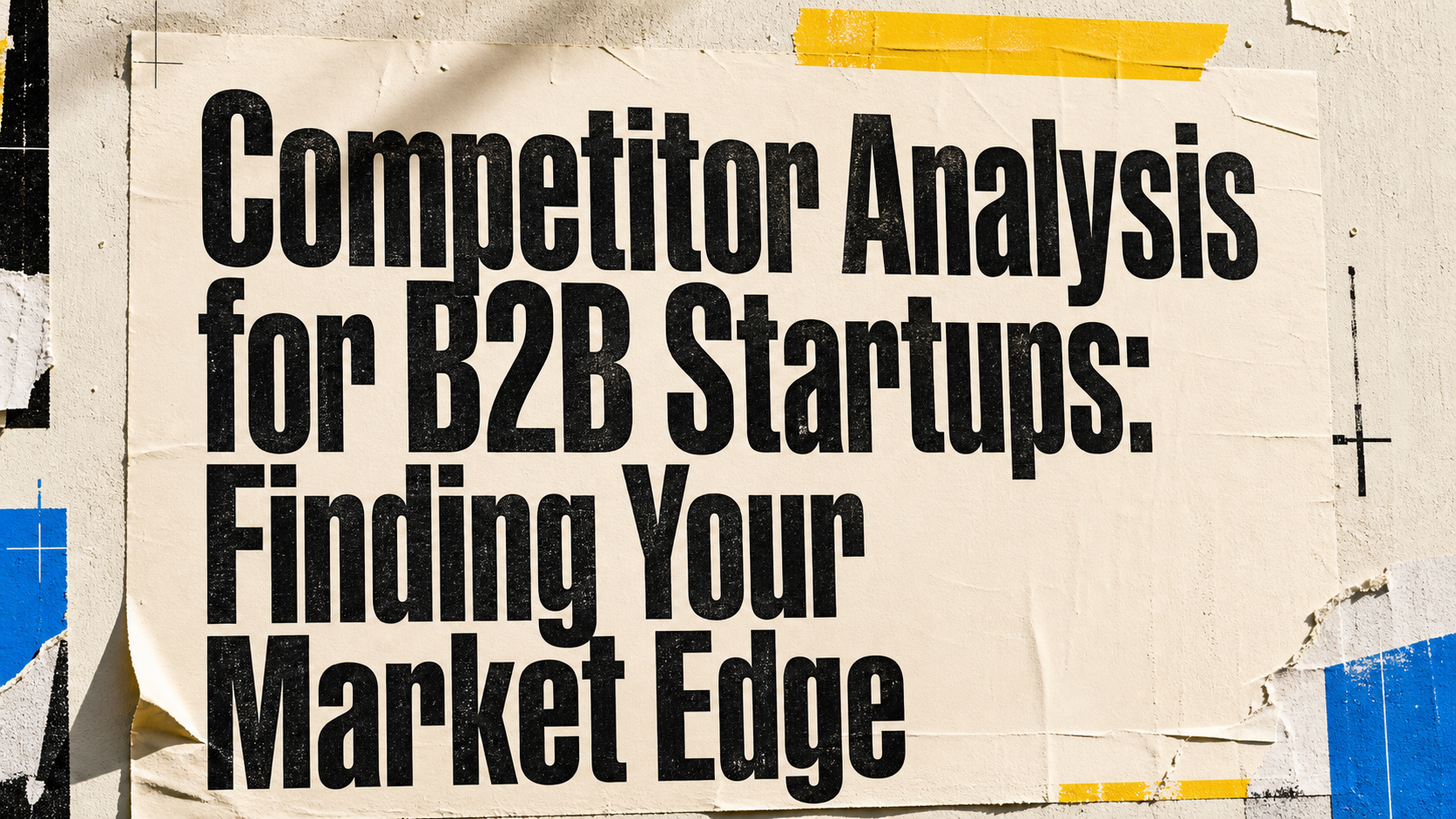 Competitor Analysis for B2B Startups: Finding Your Market Edge