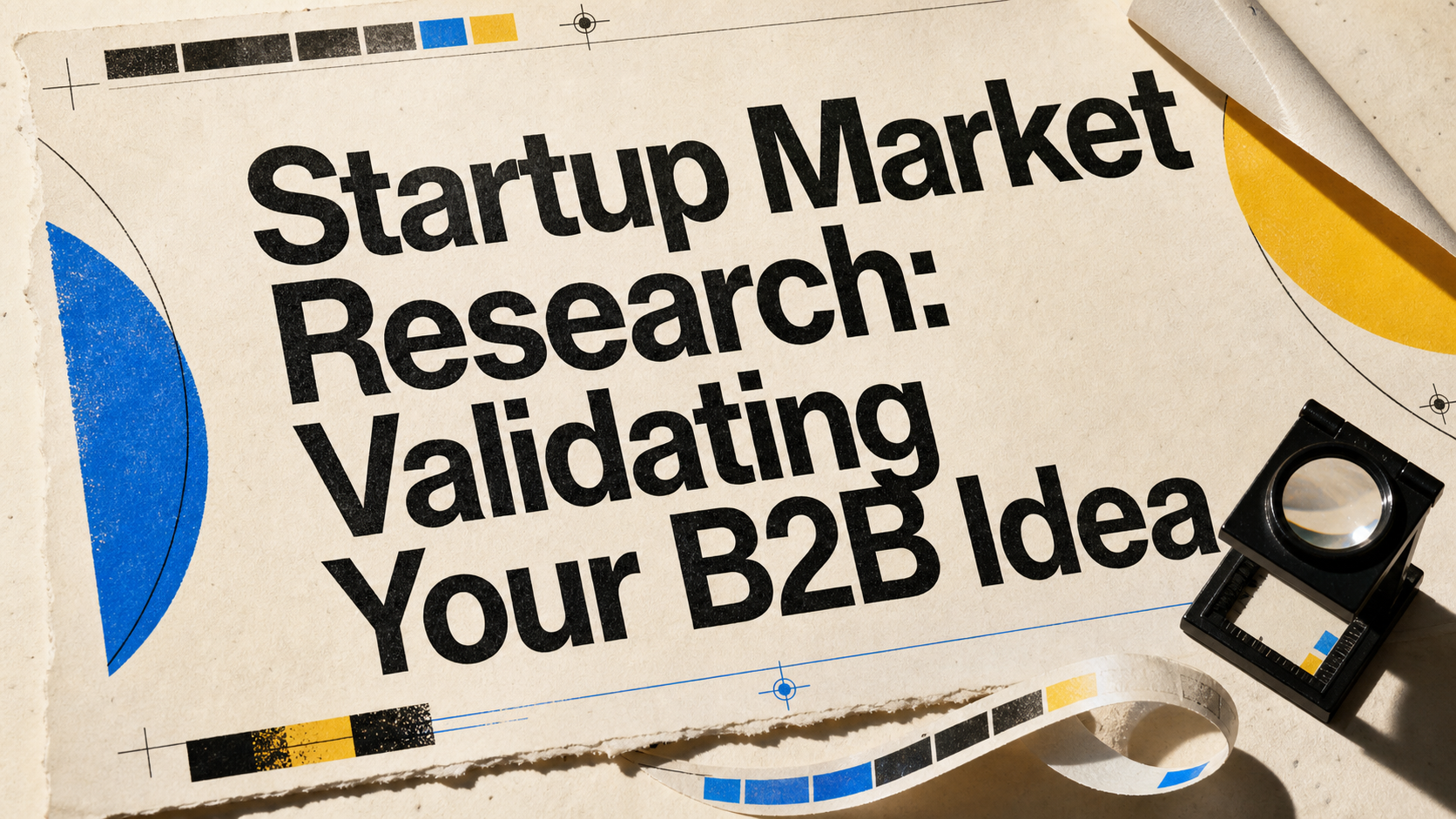 Startup Market Research: Validating Your B2B Idea