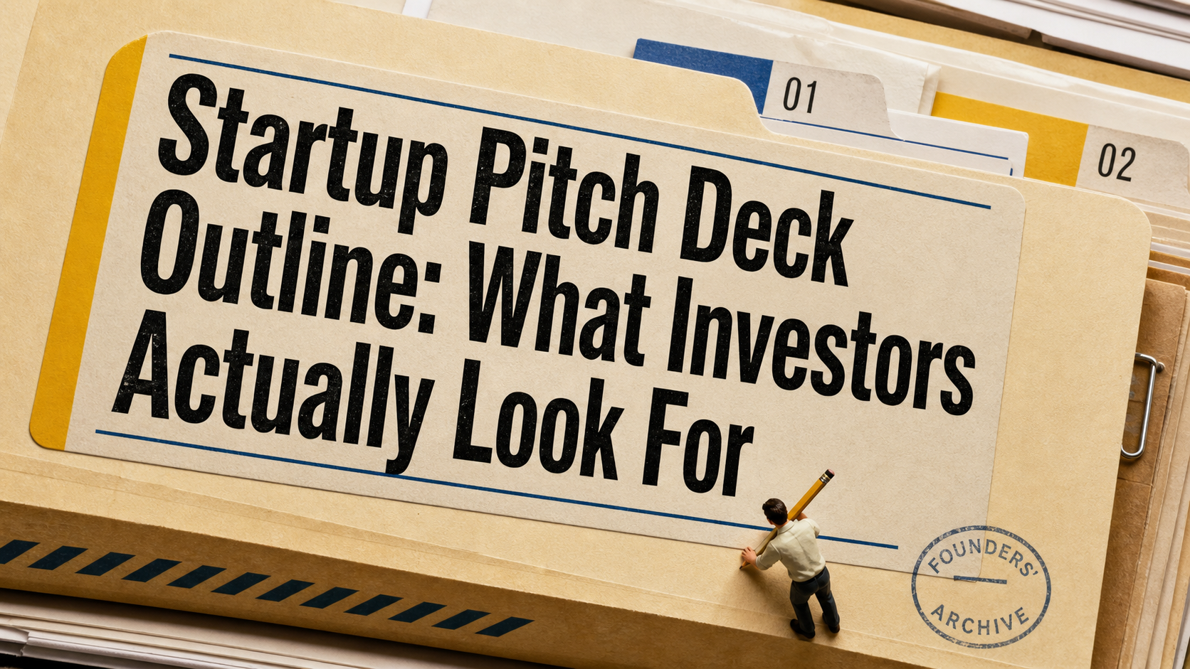 Startup Pitch Deck Outline: What Investors Actually Look For