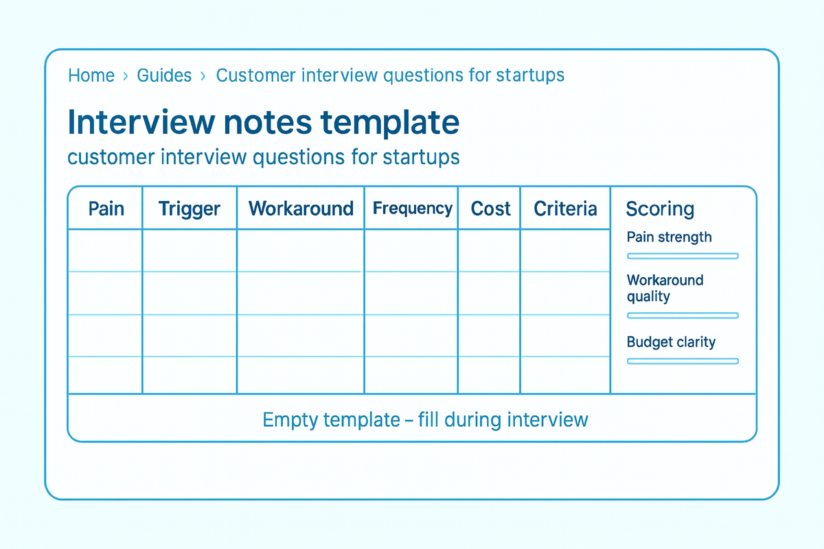 Customer interview questions for startups: 30 prompts that work