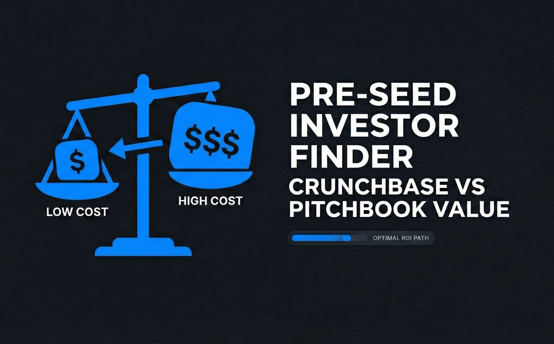 Pre-seed Investor Finder Crunchbase vs Pitchbook Value
