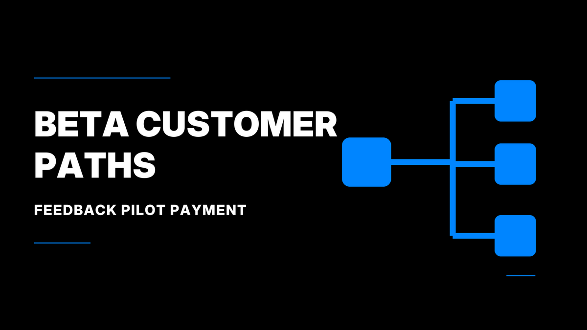 Beta Customers: When to Ask for Feedback, Payment, or a Pilot