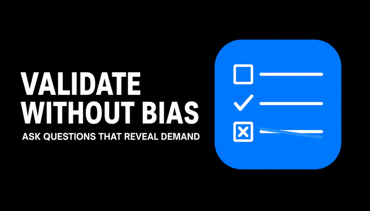 Market Validation Survey Questions Founders Can Use Without Fooling Themselves