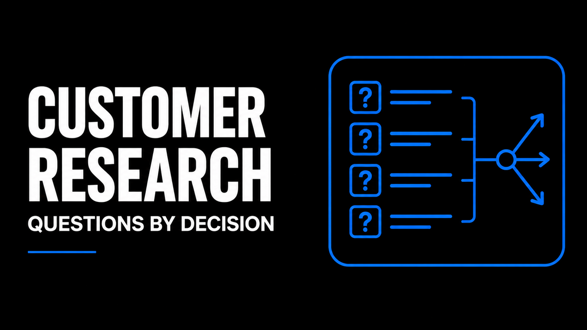 Customer Research Questions Founders Should Ask Before Building