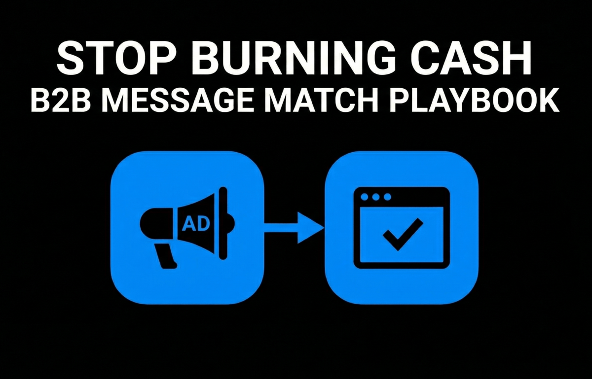 Ad to Landing Page Message Match Framework (B2B)