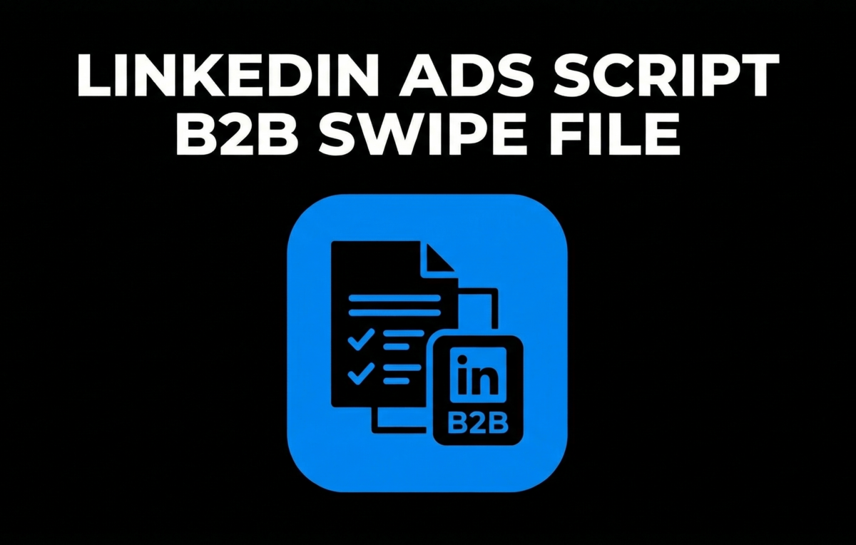 LinkedIn Ads for Startups Script (B2B Swipe File)