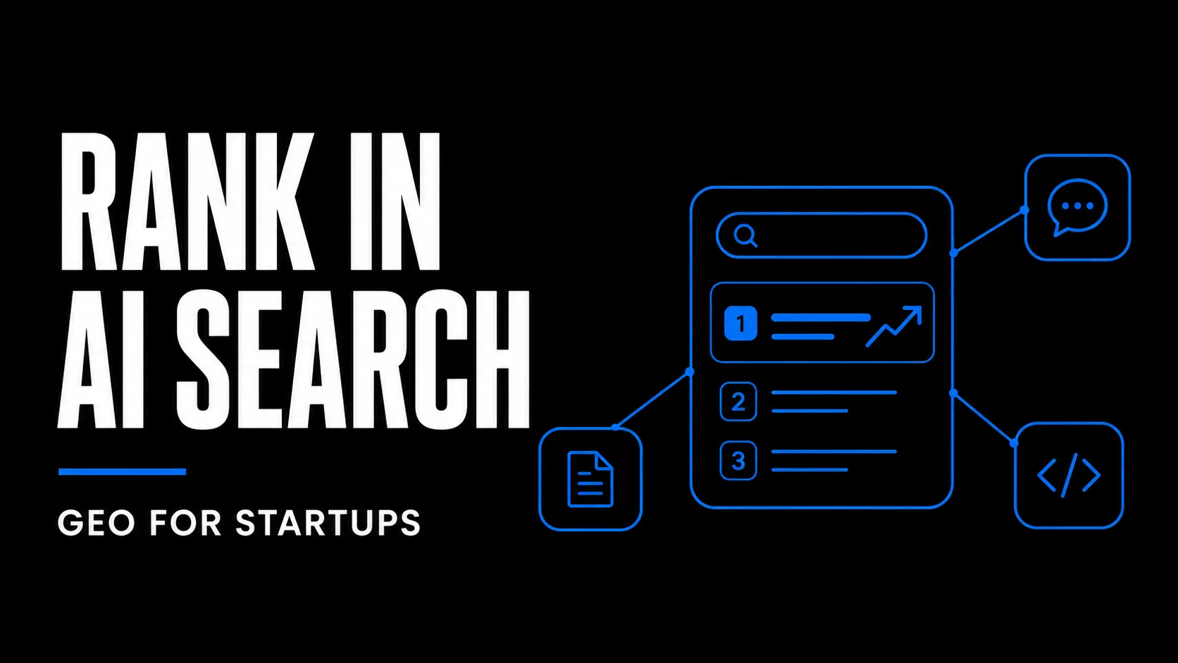 Rank in AI Search GEO for Startups