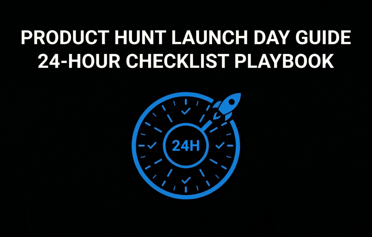Product Hunt Launch Day Plan Guide (24-Hour Checklist)