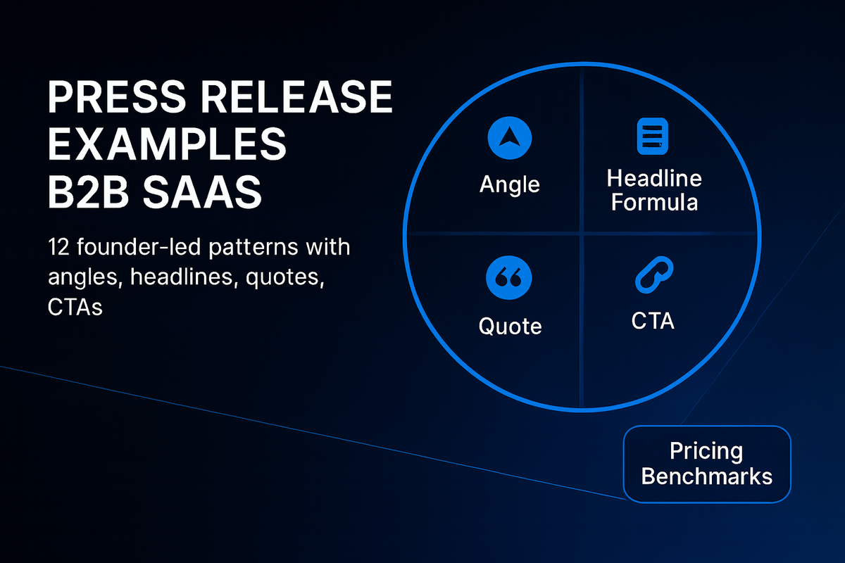 12 press release examples B2B SaaS that actually get covered