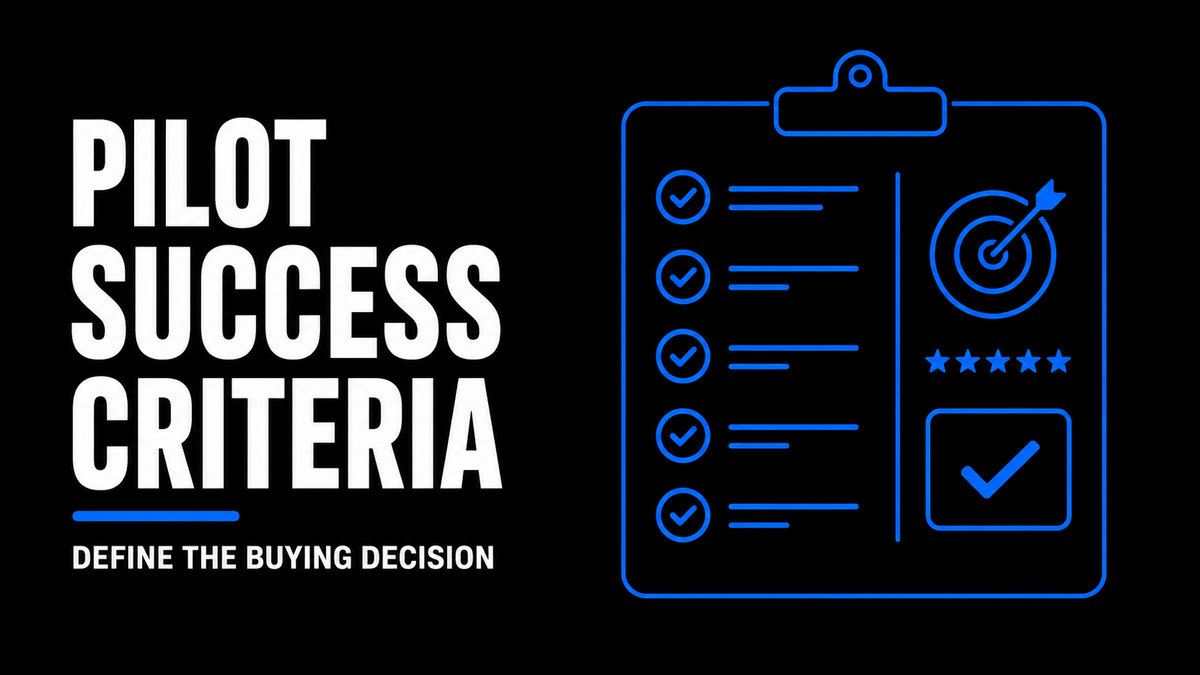 Pilot Customer Success Criteria for B2B Startups
